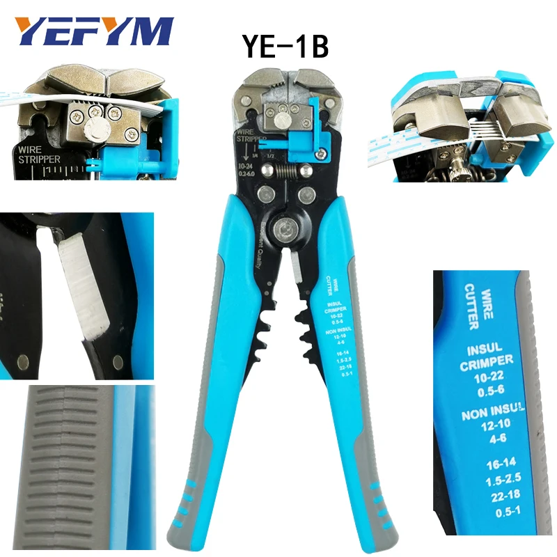 Многофункциональные плоскогубцы YE-1 клещи для снятия изоляции обжимной вывод автоматические плоскогубцы для электроники саморегулирующиеся брендовые инструменты