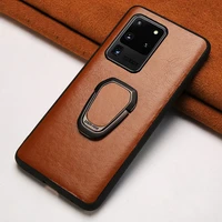genuine leather phone case for samsung galaxy s20 ultra s10 s10e s8 s9 plus note 20 10 9 8 a71 a50 a70 a10 a30 a51 oil wax cover