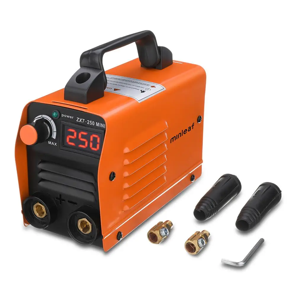 

ZX7-250 250A 110V Mini Electric Welder Welding Machine Digital Display MMA ARC DC Inverter Plastic Welder DIY Welding Working