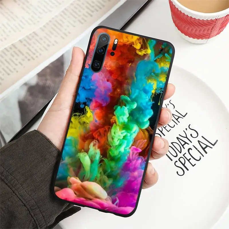

Aesthetic colorful flame Phone Case For Huawei P9 P10 P20 P30 Pro Lite smart Mate 10 Lite 20 Y5 Y6 Y7 2018 2019