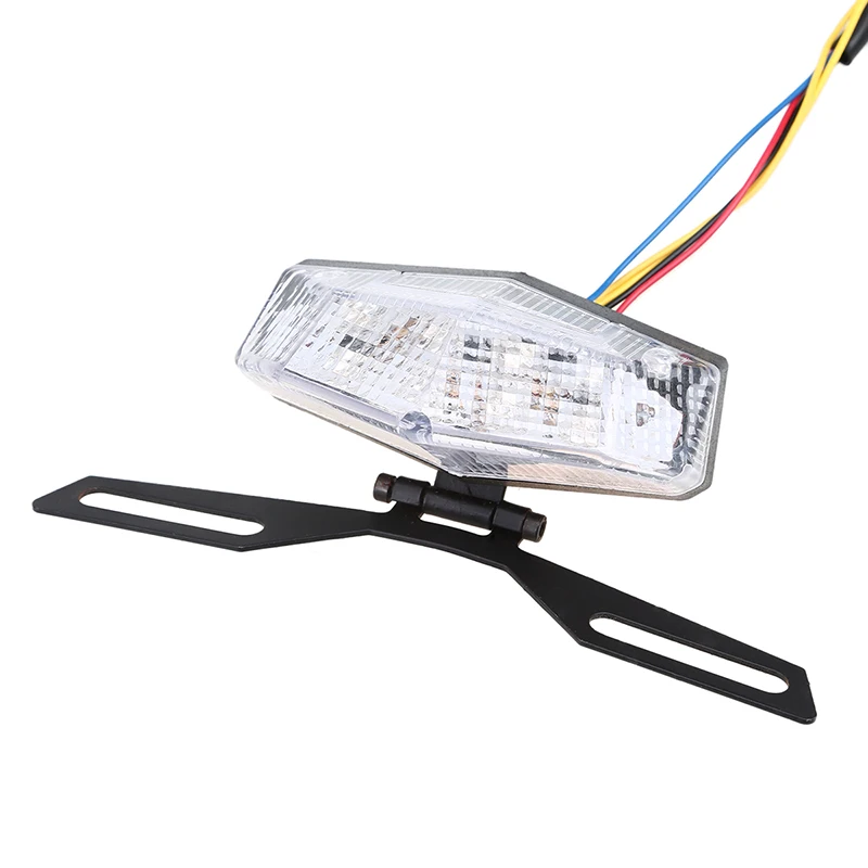 Универсальный задний фонарь POSSBAY для мотоцикла лампа стоп сигнала скутера Honda Yamaha