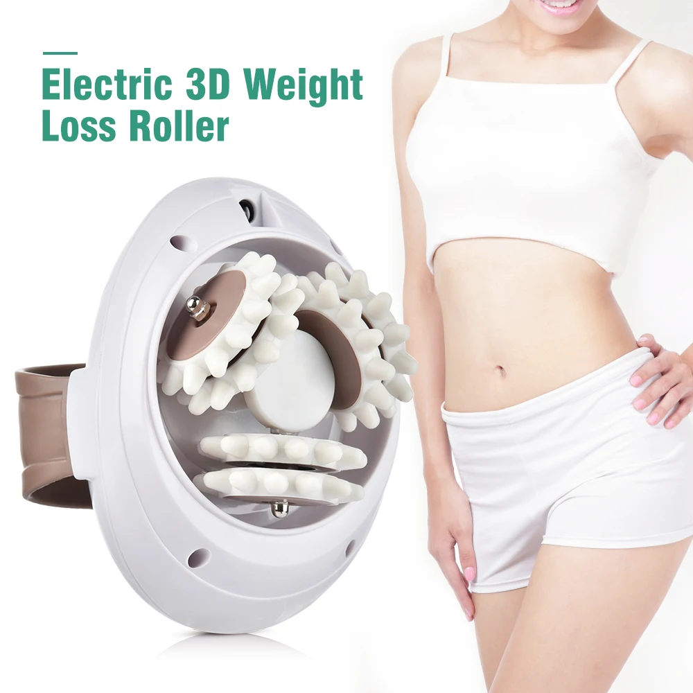 

1set 3D Electric Full Body Slimmer Massager+Face Lift Tool Weight Loss Roller Cellulite Massage Device Fat Burner Spa Machine EU