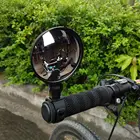Велосипедные зеркала заднего вида, широкоугольные выпуклые зеркала 360 градусов, велосипедные зеркала заднего вида, силиконовая ручка для горного электроскутера