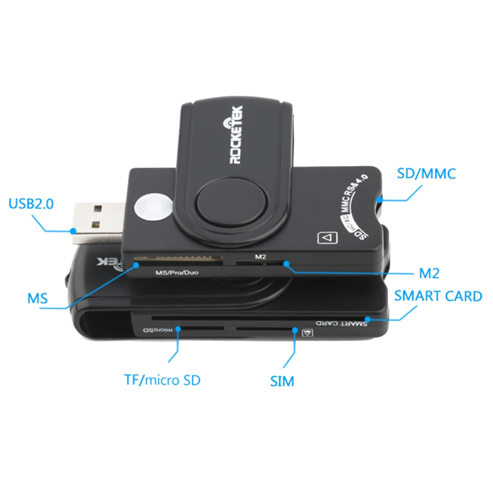 Универсальный многофункциональный MS M2 SIM SD TF Micro карта памяти ID Bank USB 2 0