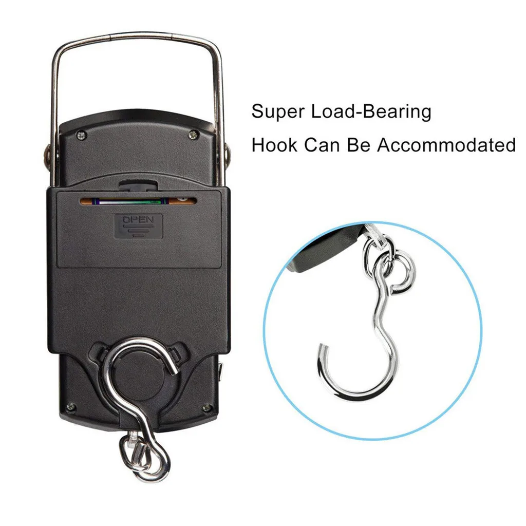 Электронные цифровые весы с ЖК-дисплеем для путешествий подвесные крючком