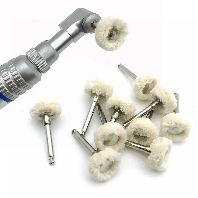 10 шт. полировальные щётки для вращающихся инструментов 2 35 мм|Стомотологические