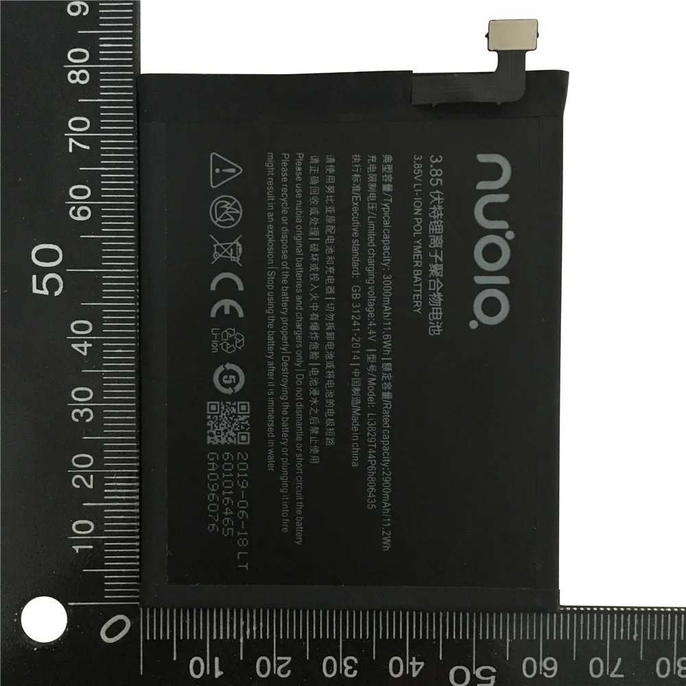 Новинка для nubia z11 NX531J Z11 Li3829T44P6h806435 3000 мАч литий-ионный встроенный мобильный телефон Литий-полимерный аккумулятор