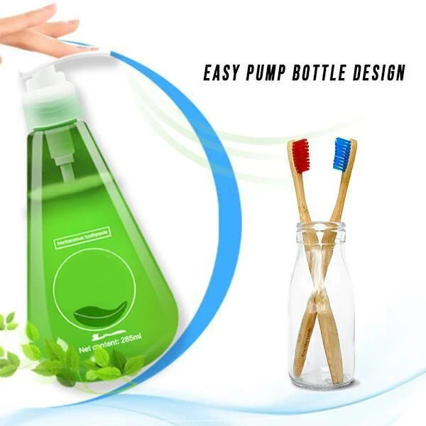 

Instantly Whitening Pumping Toothpaste 285ml Teeth Whitening Toothpaste Stain Removal Toothpast J9