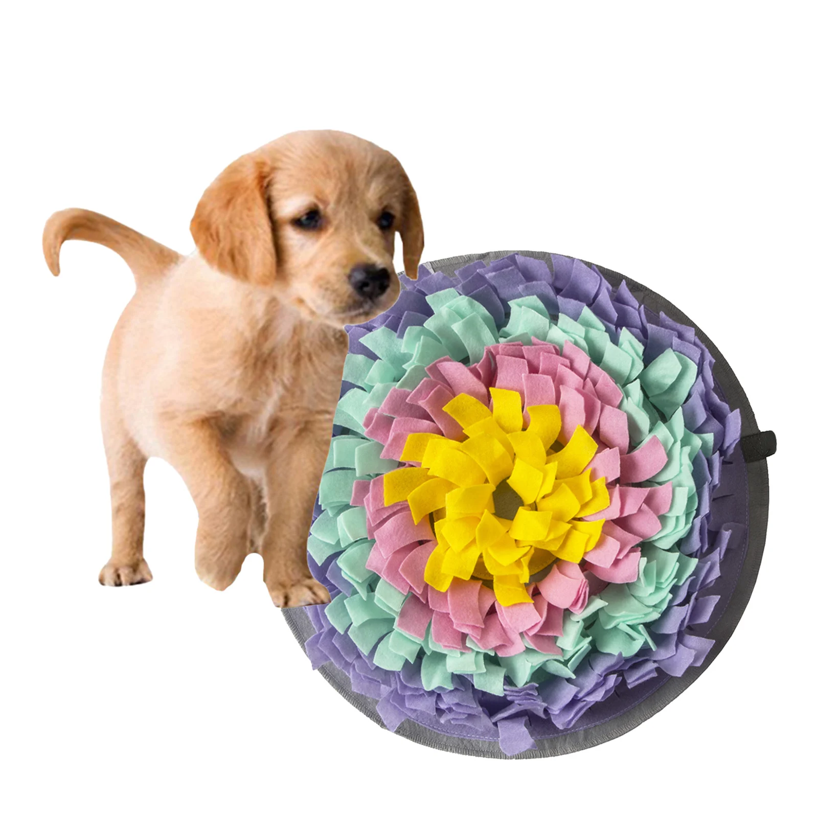 

Dog Snuffle Mat Non Slip Treat Interactive Foraging Skill Machine Washable