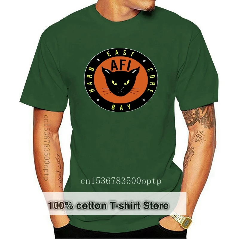 

VTG rare - T shirt - 90s AFI east bay hard core t shirt black reprint- USAsz