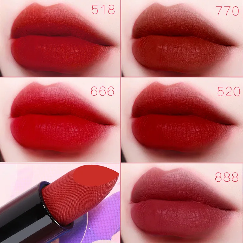 

1p Velvet Matte Lipstick Waterproof Long Lasting Moisture Sexy Red Lip Gloss Liquid Cheap Female Makeup Kits For Woman Cosmetics