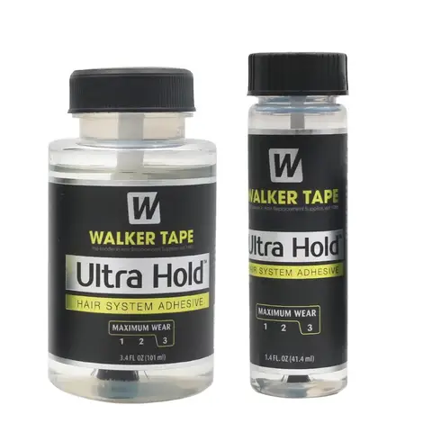 супер клей клей для парика клей для системы волос Ультра-удерживающий клей для парика, водонепроницаемый клей для парика на сетке, парика, невидимой системы волос, клей с кисточкой + средство для удаления шнурков