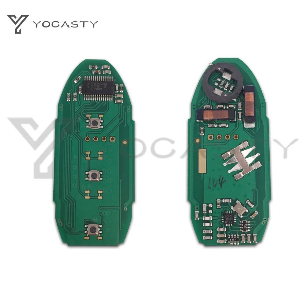 

YOCASTY 3 buttons smart card remote key 433MHz for Nissan Rogue US X-Trail 2014-2016 with PCF7953M chip HITAG AES KR5S180144106