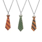 Лидер продаж, стильное ожерелье с подвеской в виде галстука, популярная пленочная Академия волшебных подвесок