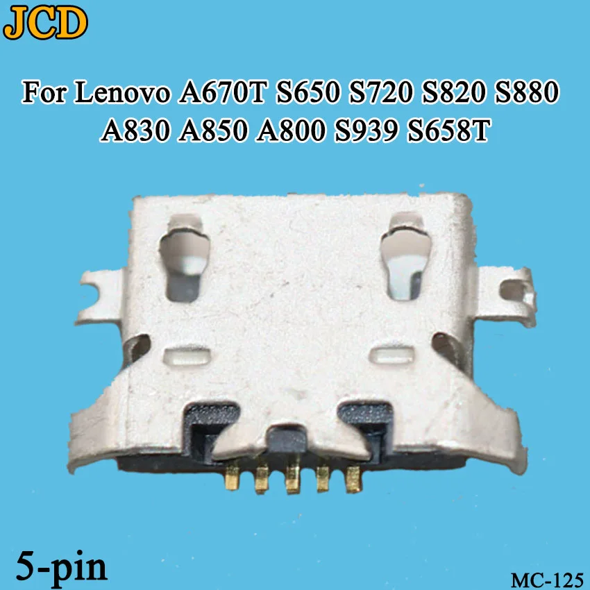 Jcd20 шт./лот Micro Usb зарядная док-станция разъем для зарядки Lenovo A670T S650 S720 S820 S880 A830 A850