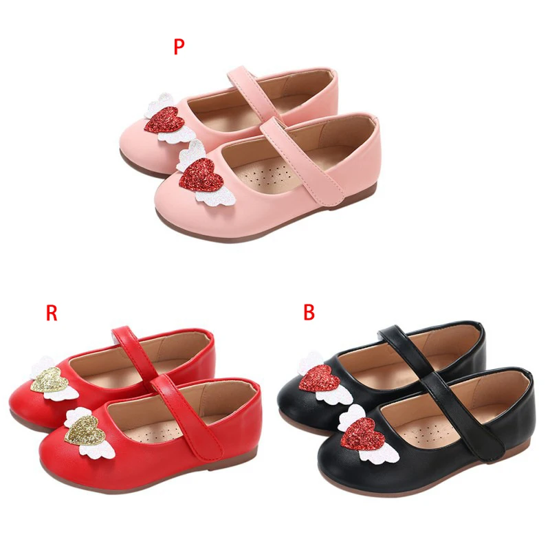 Children Baby Girls Wings Love Casual Shoes The Small Children\'s Non-Slip Cnady Color Size 21-30 2019 | Детская одежда и