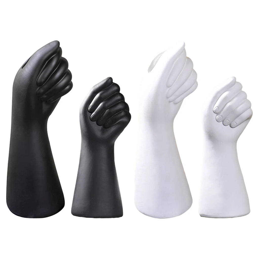 

Nordic Human Hand Shape Vase Flower Arrangement Pot Home Office Tabletop Ornament Vase for Bedroom Office Cafe Decoration