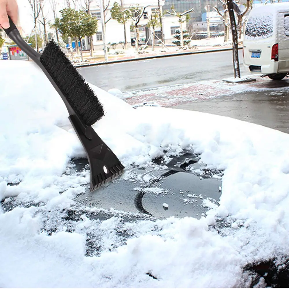 

Long-Handled Brush Car Snow Removal Shovel For Car Cleaning Winter Outdoor Car Comfortable Handle Ice Shovel Car Glass Window