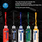 Механический припой сопротивляться маски УФ флюс паяльной пасты Красный, черный, синий цвет желтый и зеленый цвета масло сварочный флюс для печатных плат BGA монтажная плата защиты