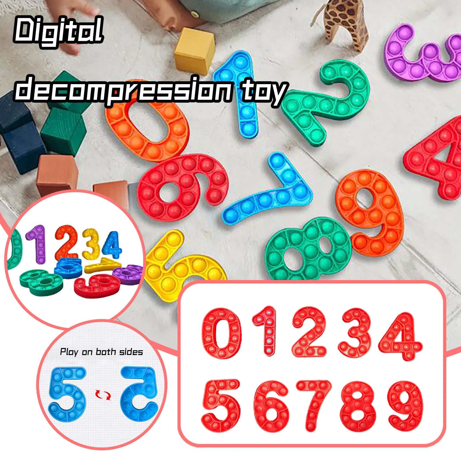 

Sensory Fidget Toy Set Cheap Fidget Toys Relieve The Stress And Anxiety Educational Decompression Antistress Fun Toys New R5