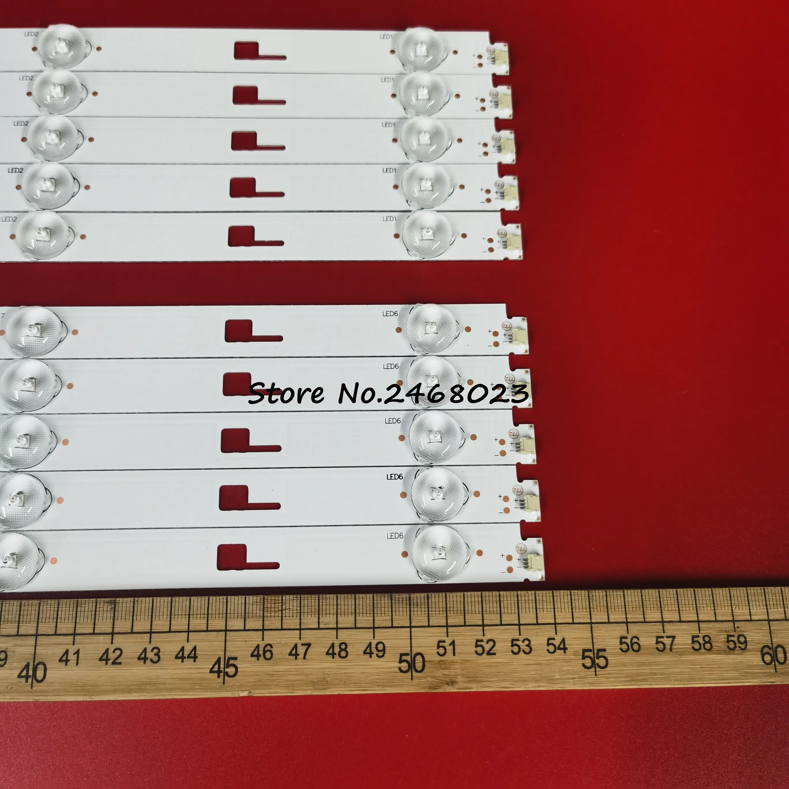 LED Подсветка для KD-55X700D KD-55X8000C KD-55X8005C KD-55X7000D KD-55XD7005 LSY550FN01 SYV5544 SVY550A SVY550AH0-REV00-5LED-L R on.