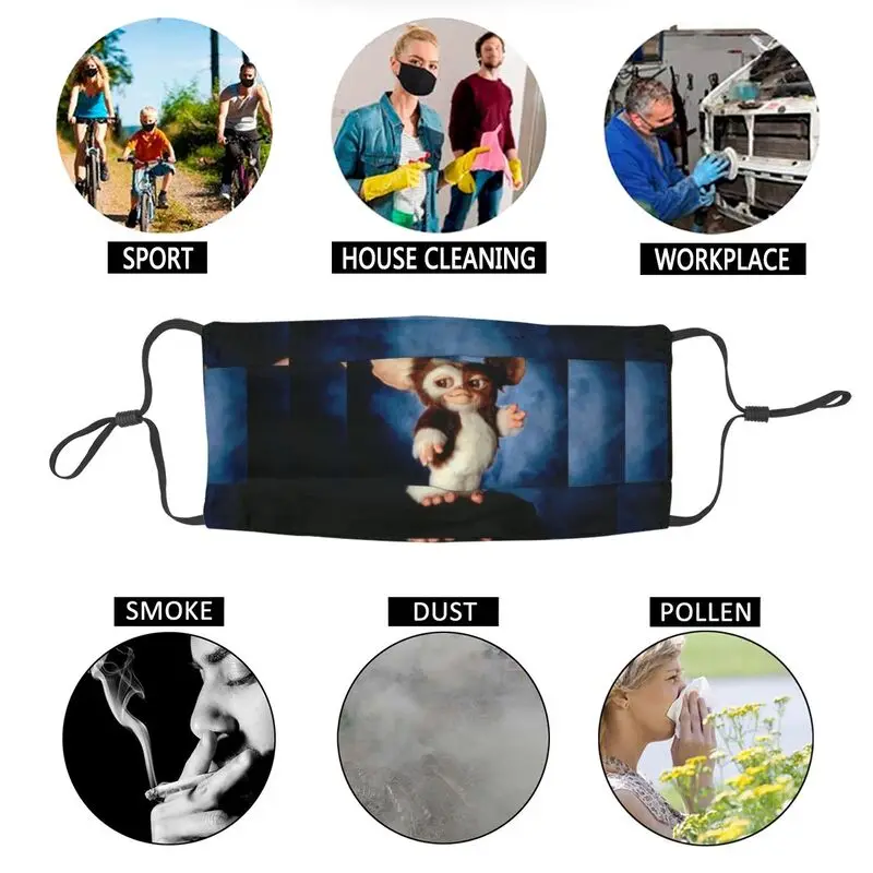 

Gremlins Mogwai Mask Adult Anti Haze Dust Cute Gizmo Mask Protection Respirator Reusable Mouth Muffle