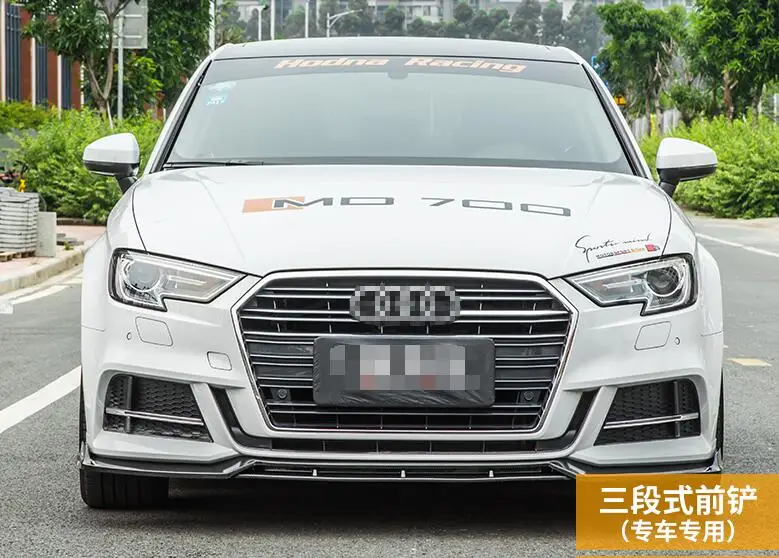 Задний спойлер для Audi A3 2018-2019 задний ABS передний бампер диффузор защита Бампера |
