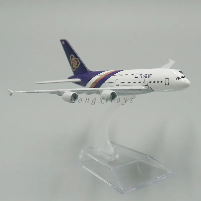 

Модель самолета 1:520, игрушечный тайский самолет A380
