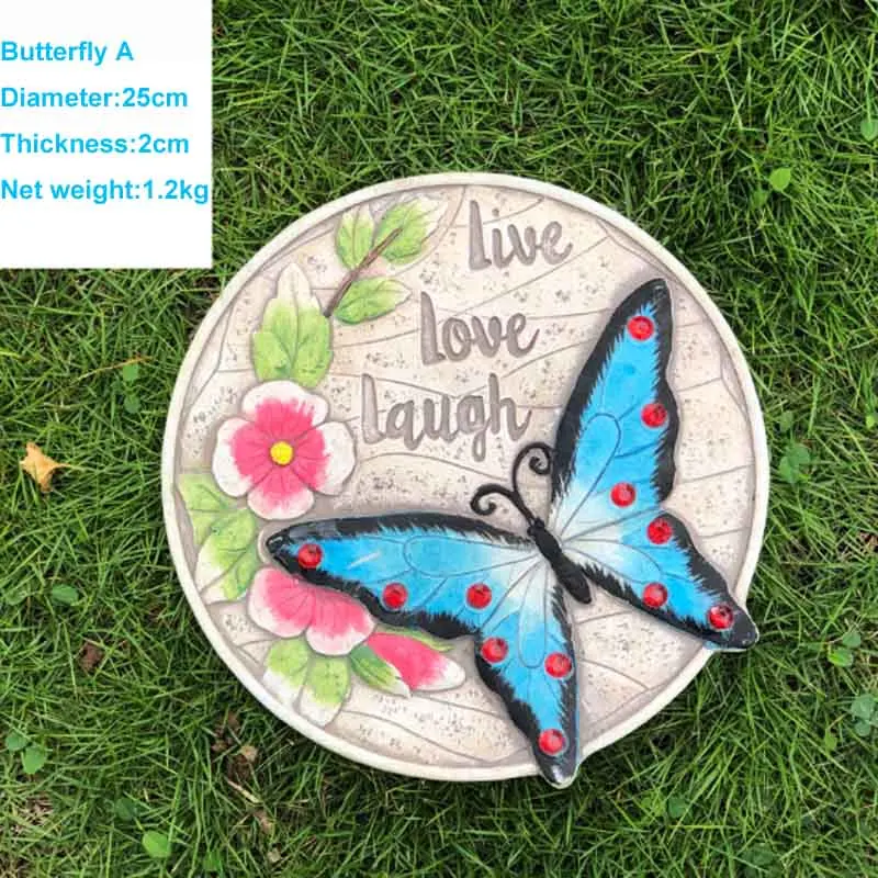 Садовые камни-бабочки для газона украшение виллы двора мощения садовый ландшафт
