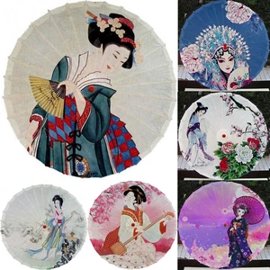 Performance Silk Cloth Umbrella Chinese Ancient Style Dancing Umbrella Ceiling Decoration Umbrella