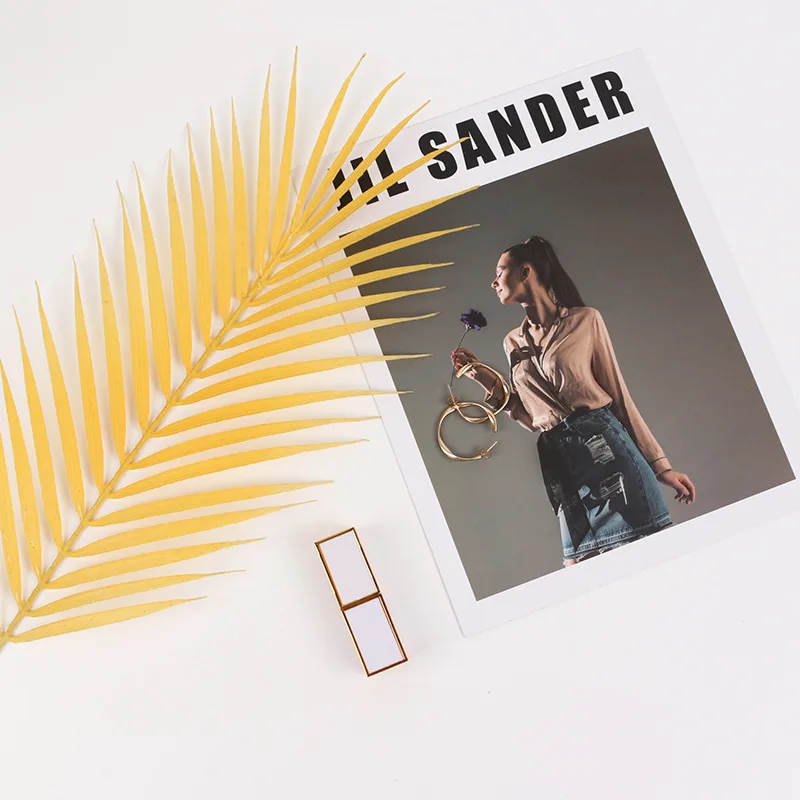 Nordic искусственные листья реквизит для фотосессии украшения Красота фотография