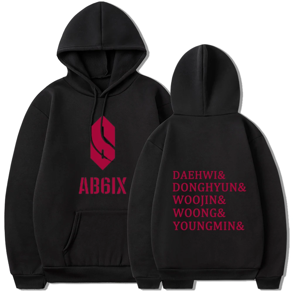 

Худи Ab6ix в стиле Kpop, уличная одежда в стиле Харадзюку, повседневные зимние свитшоты с графическим принтом, одежда, кавайная толстовка с капюш...