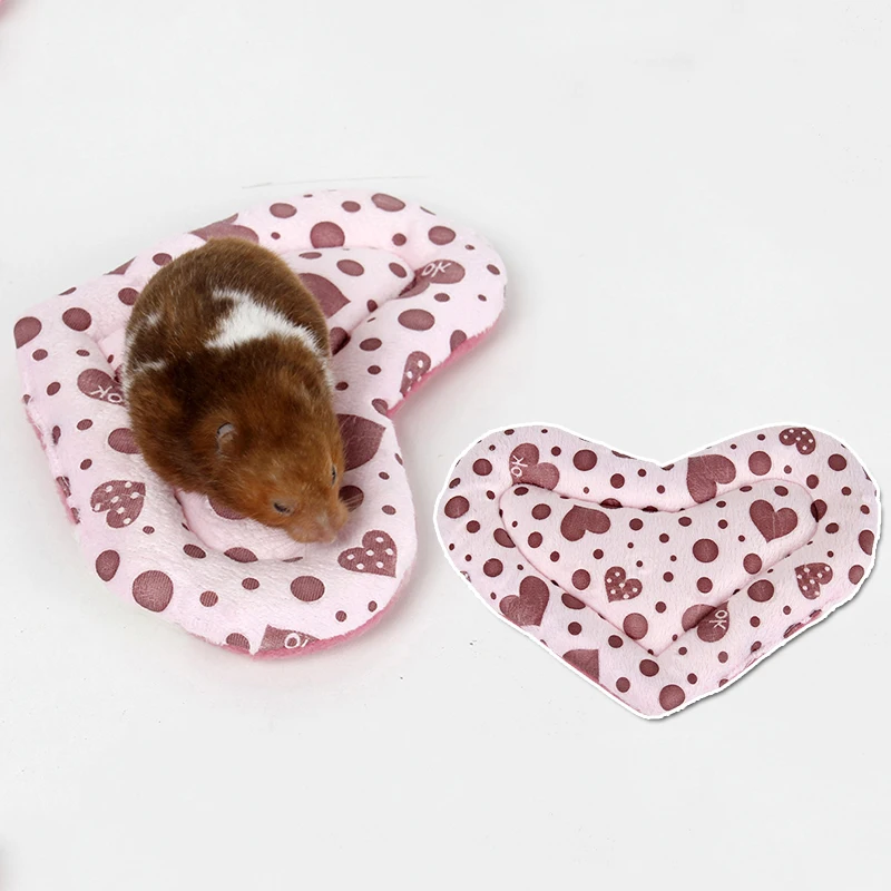 

Подушка для домашних животных, подушка для хомяка, бархатная теплая подушка для домашних животных, хлопковая подушка для хомяка, клетка для ...