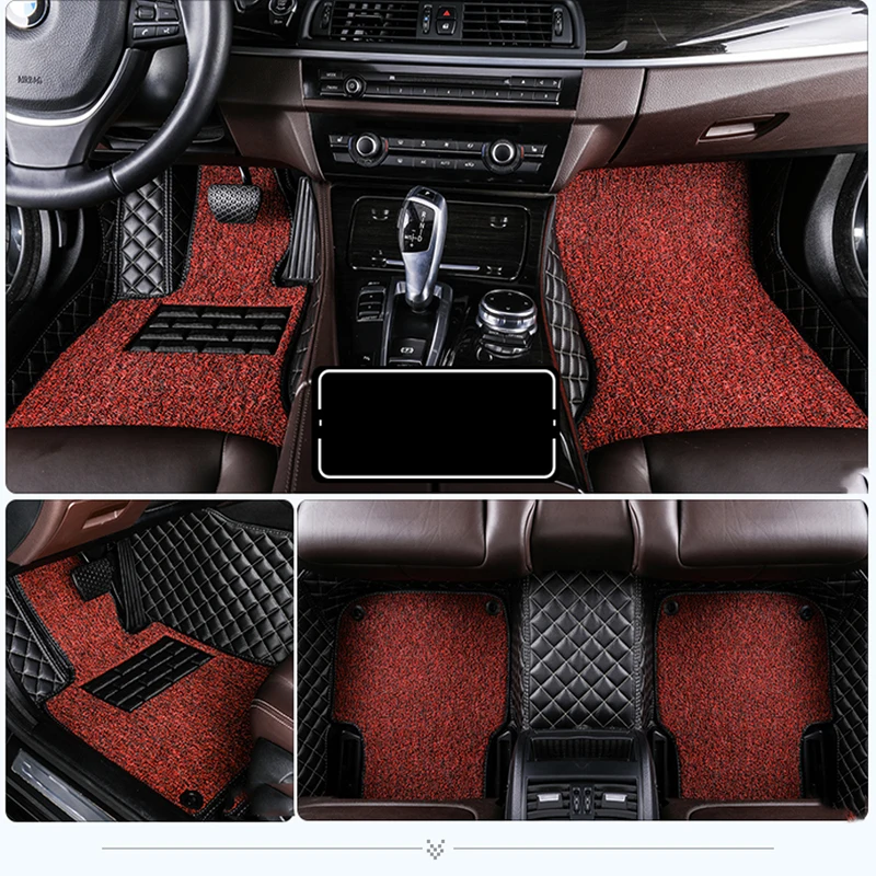 Кожаные Коврики для салона автомобиля smart fortwo 2007 2014 2013 2012 2011 2010 2009 w451 2008 аксессуары