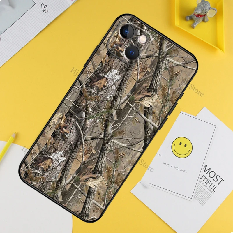 Hunting Camo Case For iPhone 13 11 12 14 Pro Max XR XS X 7 8 Plus SE 2020 Mini Bumper Cover Capa | Mobile Phone Cases &amp Covers