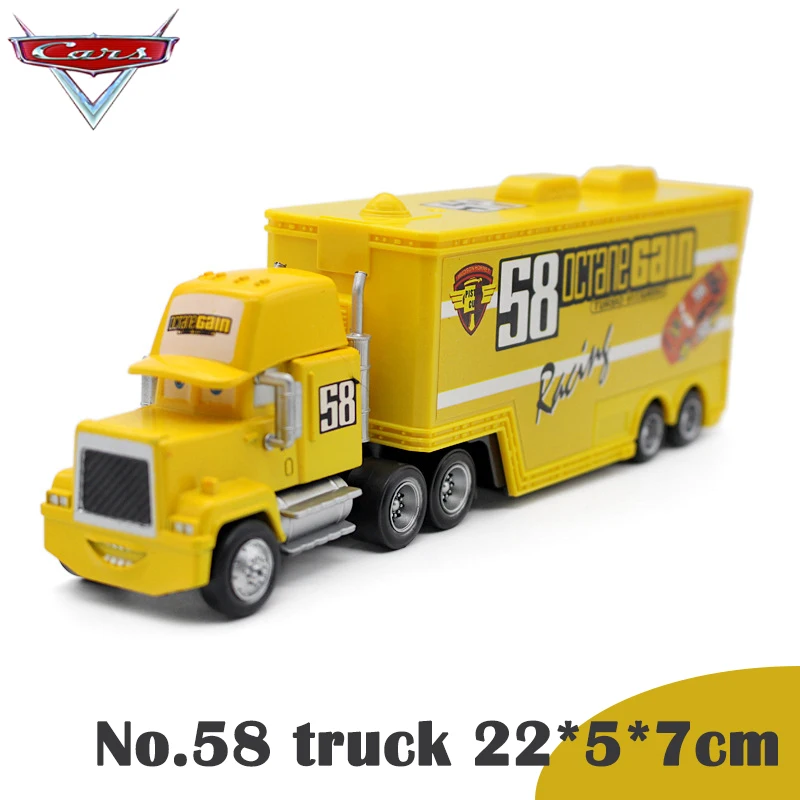 Коллекция автомобилей дядюшка Мак из м/ф Disney Pixar в масштабе 1:55