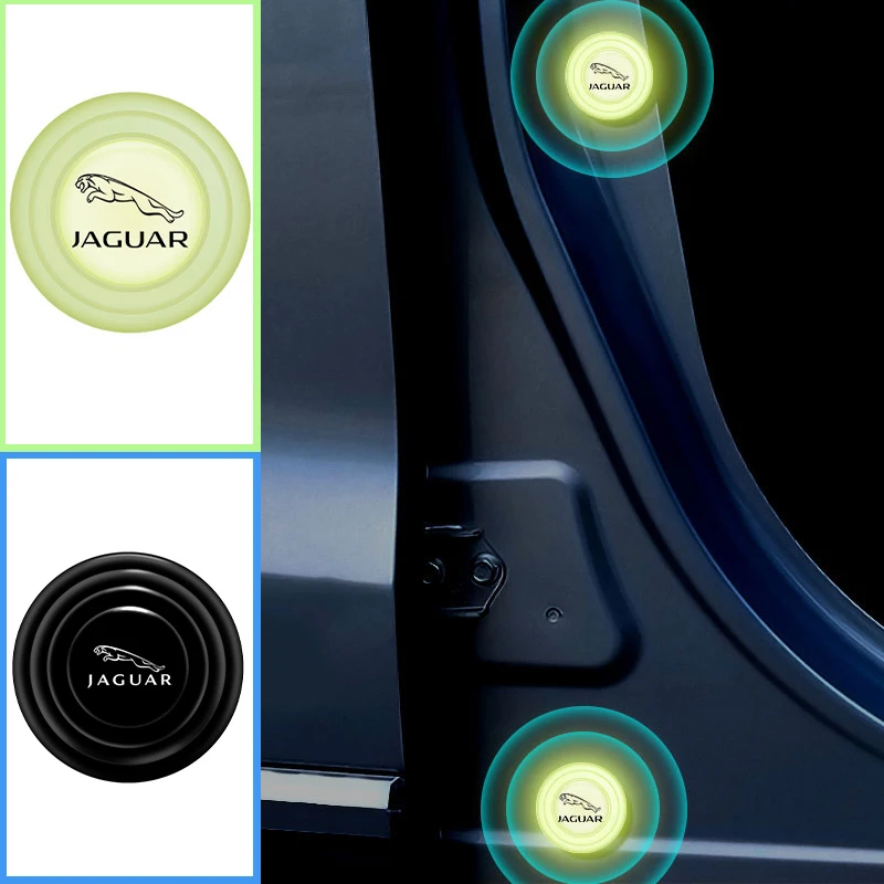 

2pcs Car Logo Door Shockproof Sticker for Jaguar XFR XF Sportbrake F-Type S-Type Svr S TYPE Car Interior Accessories