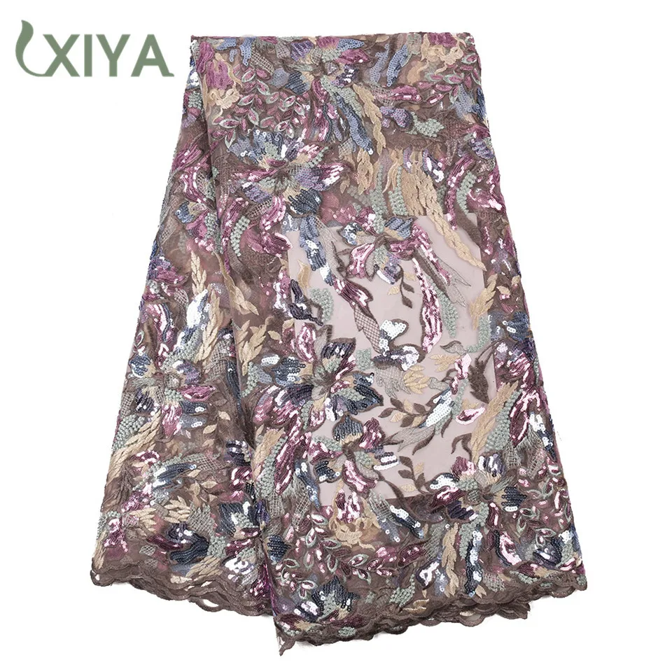 Вышивка африканская блестящая кружевная ткань 2020 высокое качество нигерийская