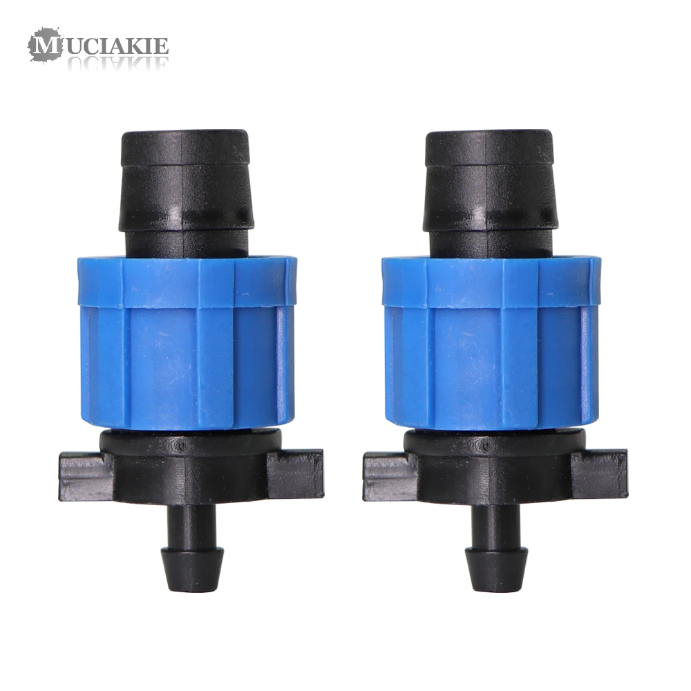 10PCS 5/8'' Lock Barb to 6mm Barb Garden Water Connector DN16 Drip Tape Coupling Adapter PVC Tube Joint Agricultural Irrigation