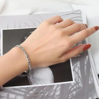 kofsac trendy silver color bangles for women new personality bracelet female thailand retro pattern open bangle girlfriends gift