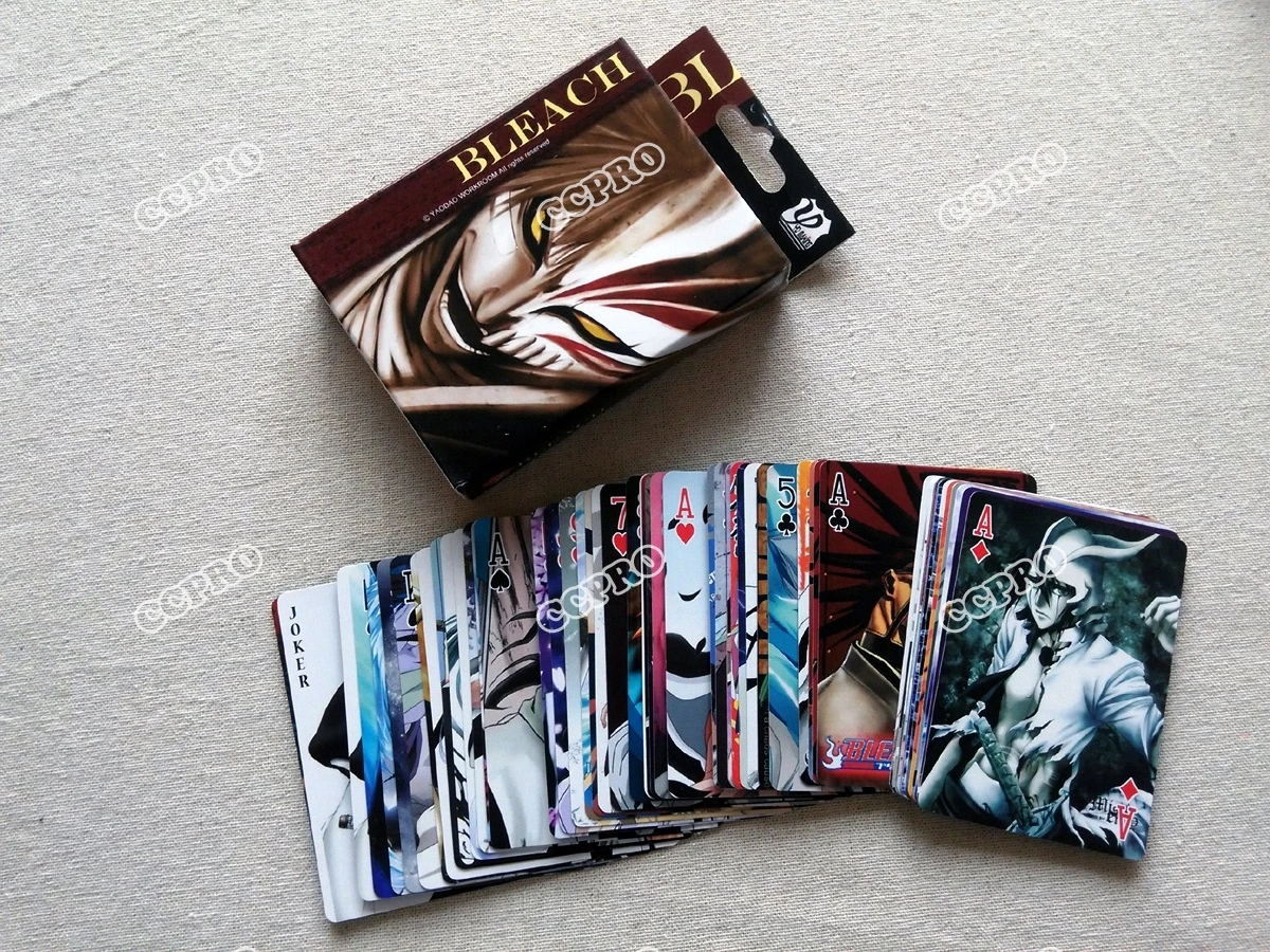 

Anime BLEACH Poker Cards Printed with Kurosaki Ichigo Bridge Cards Desk Cards
