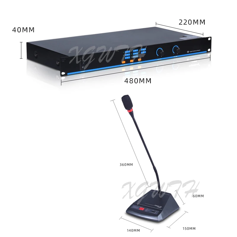 

Wired Conference Microphone System Telephone Function President Delegate Chairman Delegate Intelligent Radio Audio Gooseneck Mic