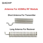 Беспроводные пульты дистанционного управления QIACHIP 10 шт.лот 433,92 МГц антенна для универсального радиочастотного приемника 433 МГц и модуля передатчика