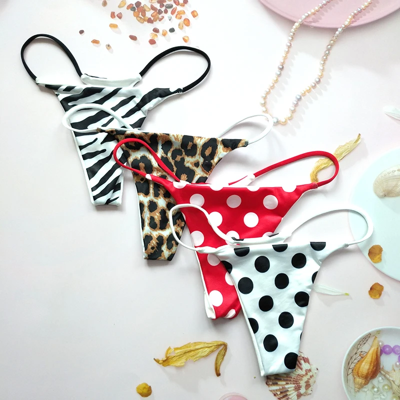 Женские трусики-стринги тонкие трусики с заниженной талией двойное бикини