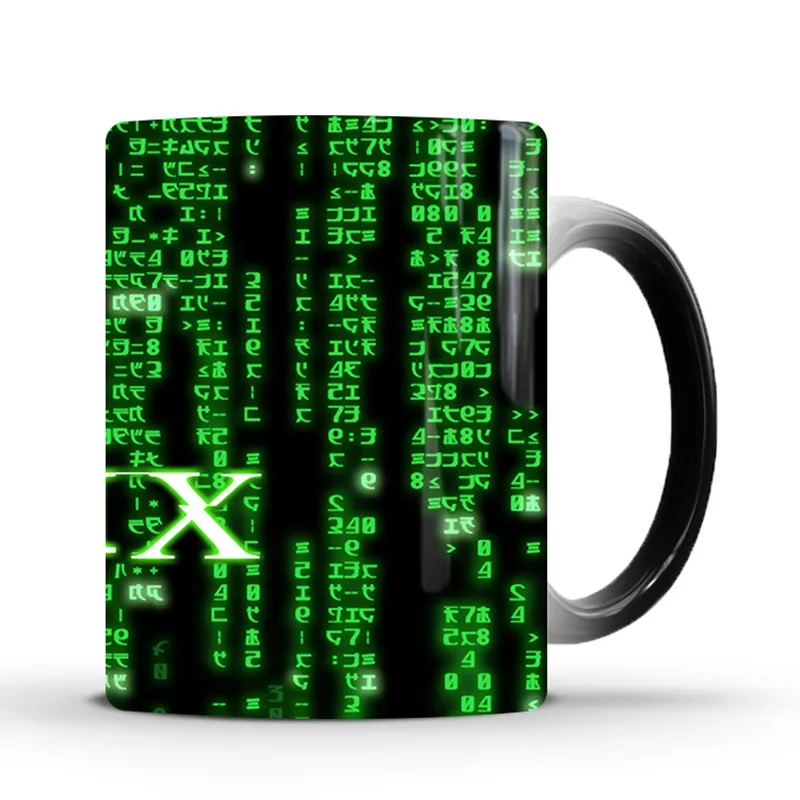 350 мл матрица Кружка Изменение цвета теплочувствительная Керамика 11oz Кофе