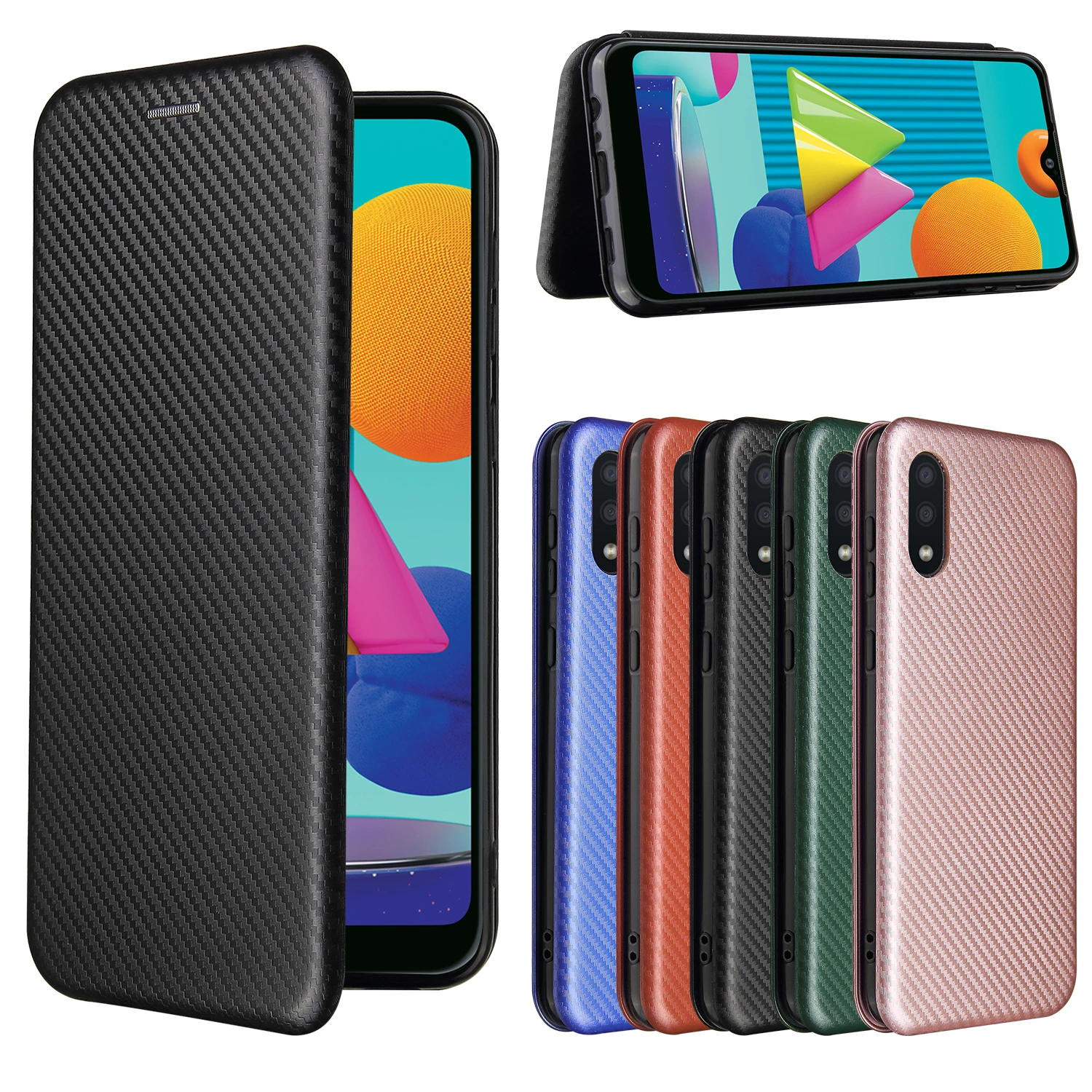 

Удобный противоударный флип-чехол для Samsung Galaxy M02 A02 A21S A32 A52 A42 A72 5G A51 A71 S21 S20 Note 20 M31 M31S, чехол