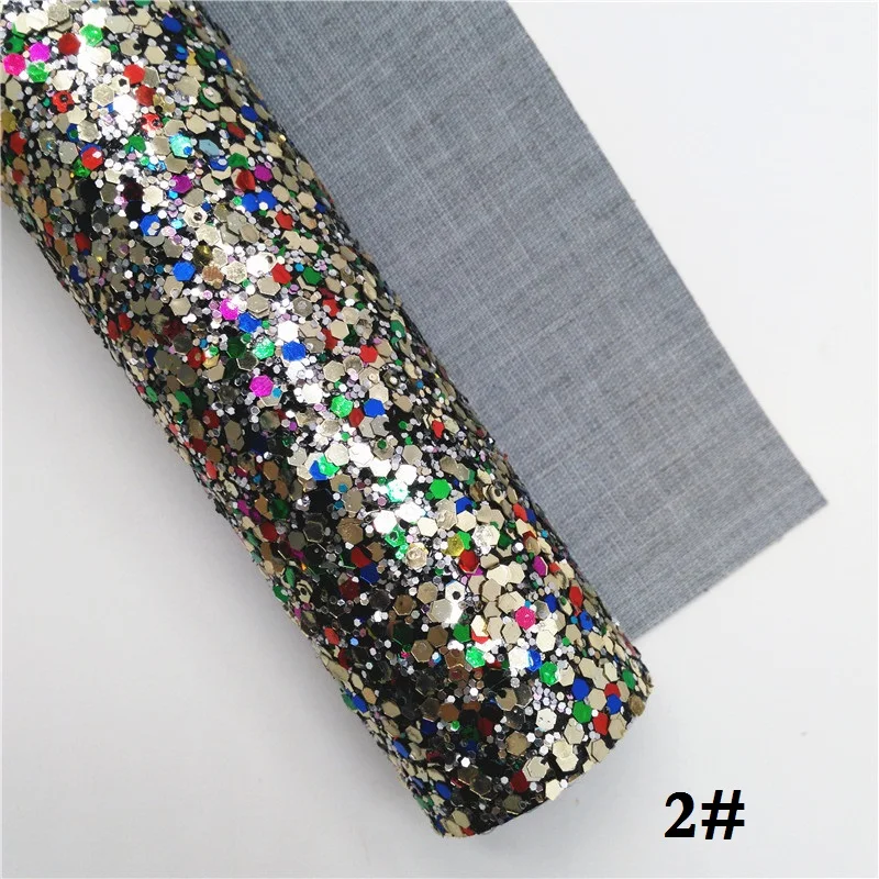 2 Блестящая ткань, 21X29 см, размер А4, плотная блестящая кожа, искусственная ткань из искусственной кожи, виниловая ткань для бантов, GM460A - Цвет: 2