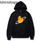 Толстовка Quackity Habibi мужская с винтажным графическим принтом, кофта с капюшоном в стиле японского аниме, мультяшная утка