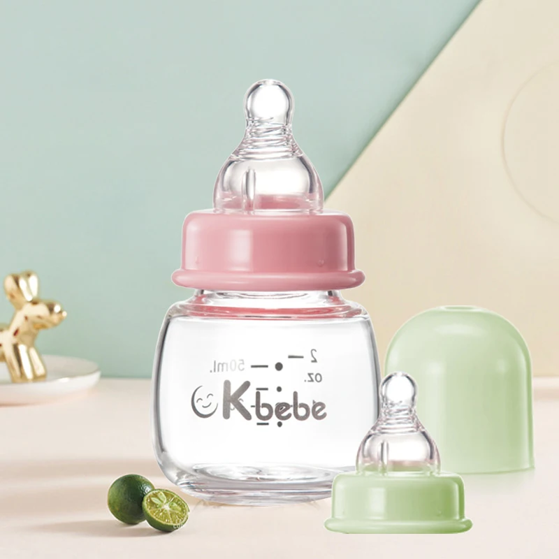 Ckbebe маленькая бутылка для молока розовый/серый 50 мл|Бутылки| |