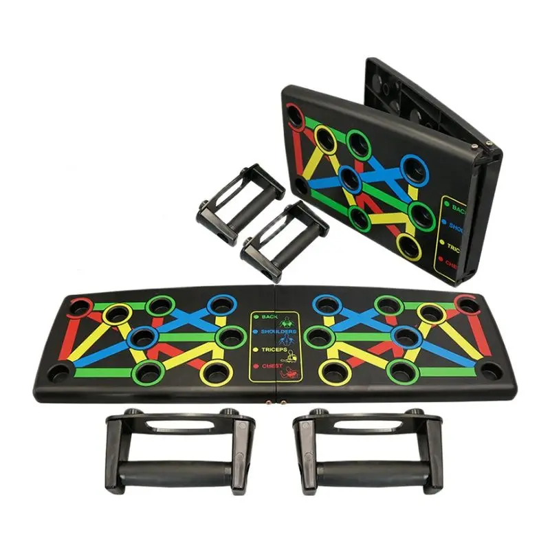 

Лидер продаж, тренировочная доска с эффектом пуш-ап из АБС, Складная портативная доска для фитнеса Для дома и офиса, усилитель живота